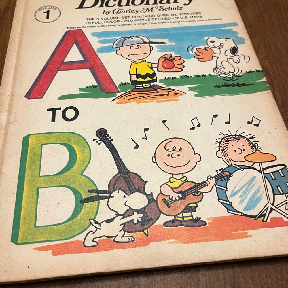 Vintage A to B Dictionary Book